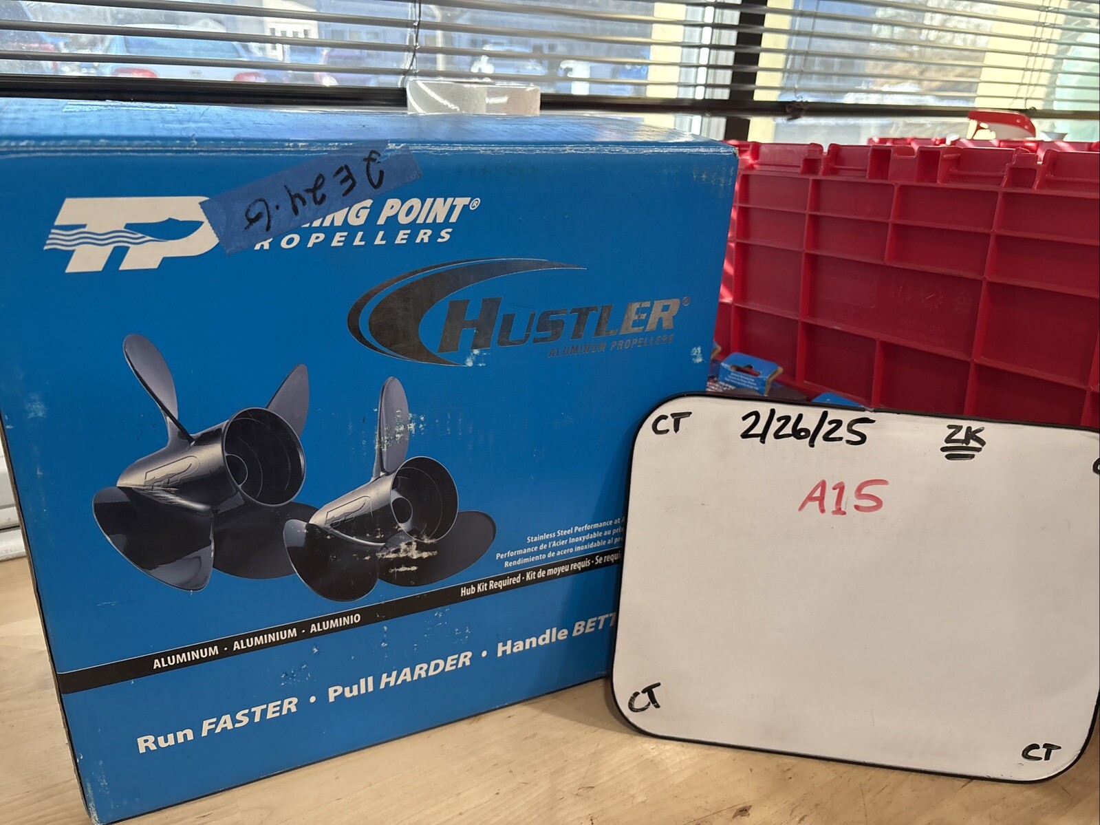 Turning Point Hustler Aluminum RH Propeller 12 X 10.5 3-Blade #21301010 H1-1210