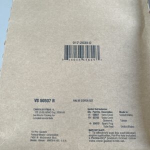 VS 50507 R Felpro Valve Cover Gasket for Dodge Neon Stratus Plymouth Cirrus 2000