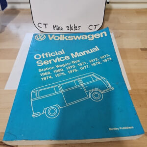 VW Station Wagon Bus Official Volkswagen Service Manual 1968 - 1978 Paper Back