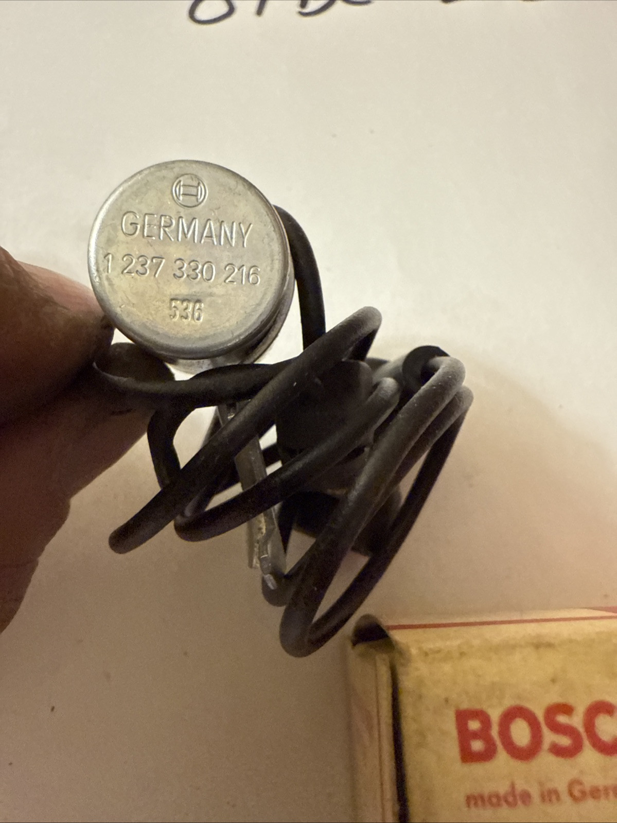 Vintage BOSCH Condenser Ignition 1-237-330-216 1237330216 Made in Germany - Image 3