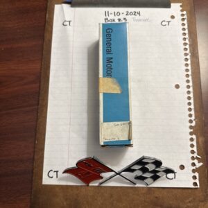 Vintage Oem Chevy Corvette Fender Cross Flag Emblem GM #3767507 NOS New In Box