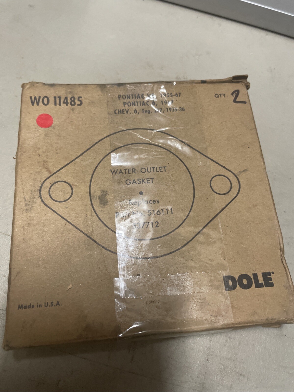 🔥🔥WATER OUTLET GASKET; DOLE WO 11485🔥🔥 - Image 3