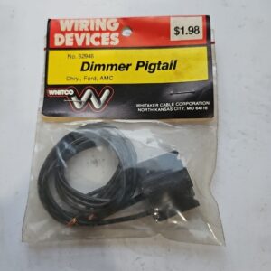 WHITCO Dimmer Switch Connector Plug Pigtail Ford CHRYSLER AMC No:62946