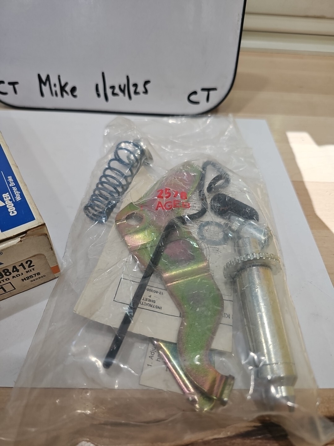 Wagner Drum Brake Self Adjuster Kit H2578 F98412 NEW - Image 4