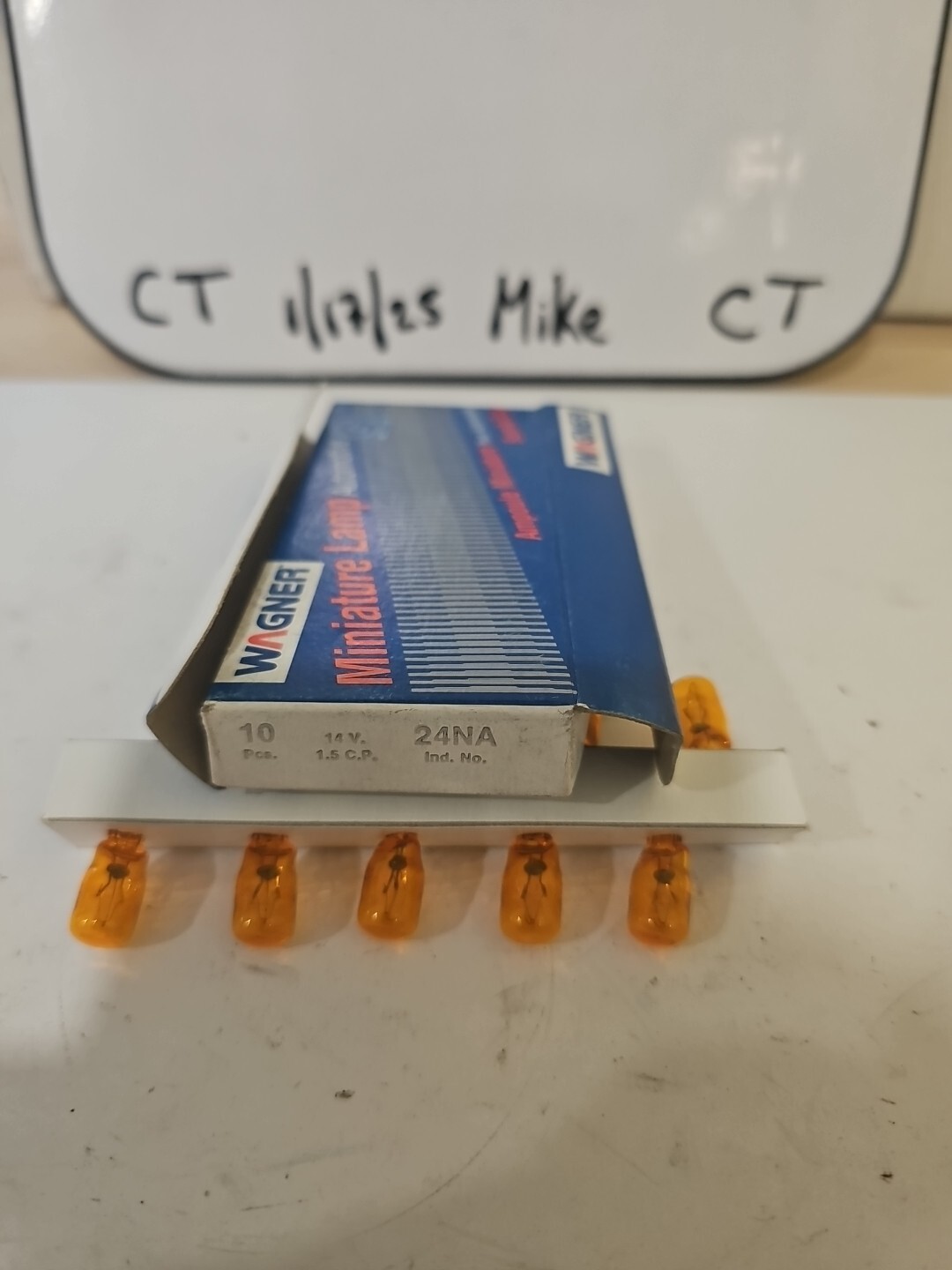 Wagner Lighting 24NA Amber Multi-Purpose Light Bulb (1 Box Of 10) New