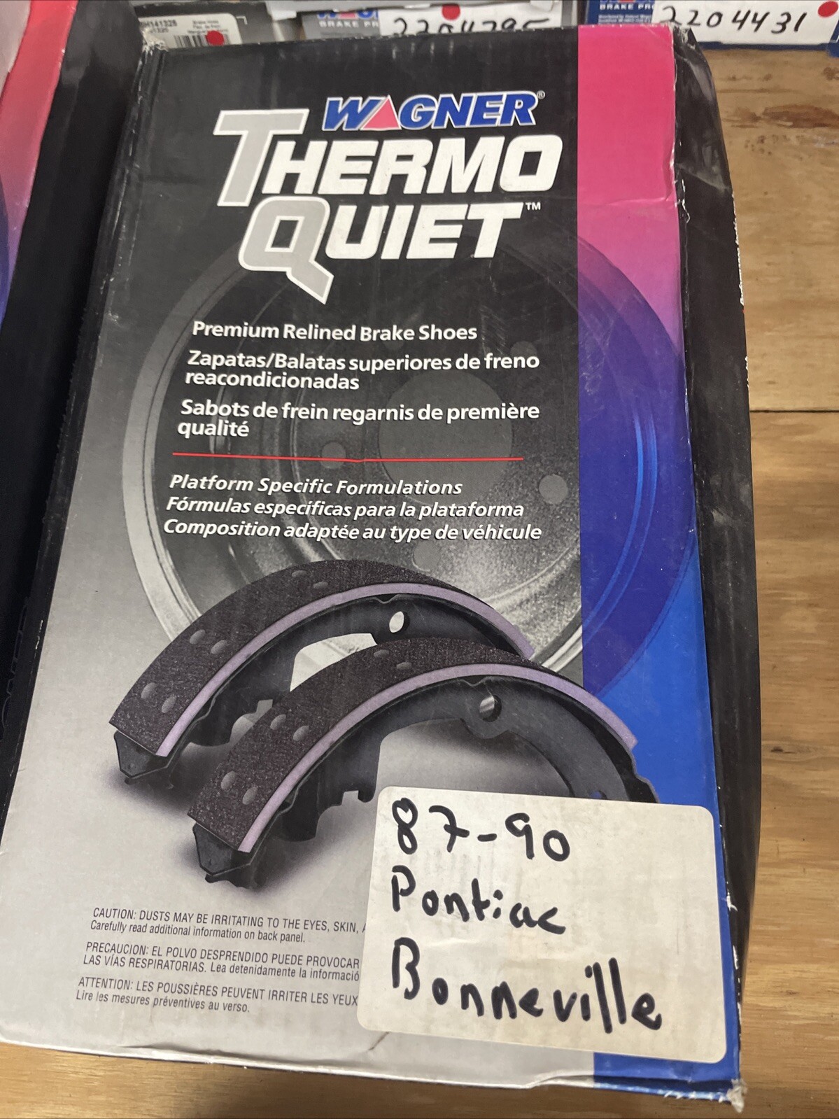 Wagner PAB564R Therms Quiet Brake Shoes