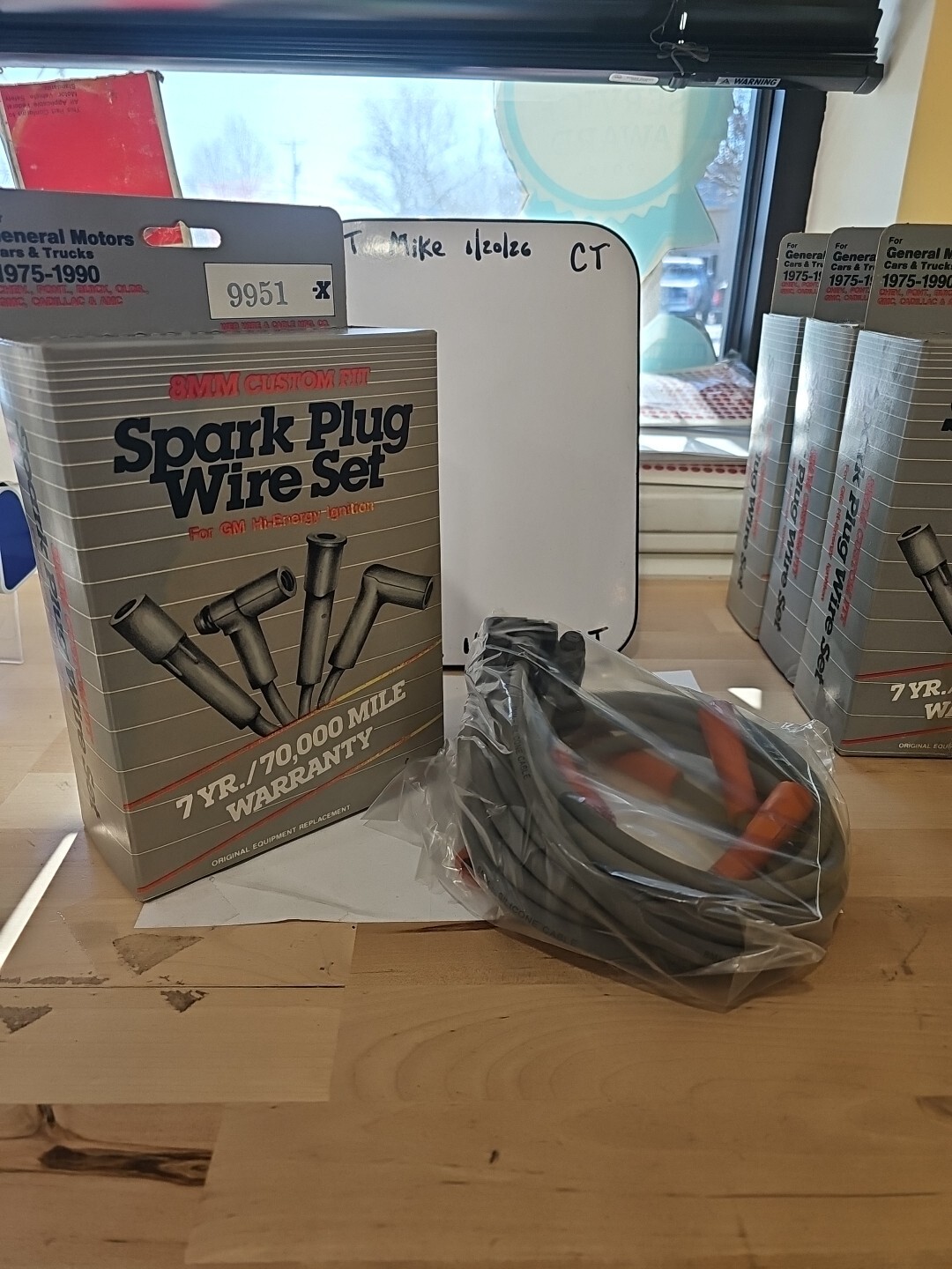 Web Wire & Cable 9951-X 8mm Spark Plug Wire Set For 75-90 GM Cars And Trucks