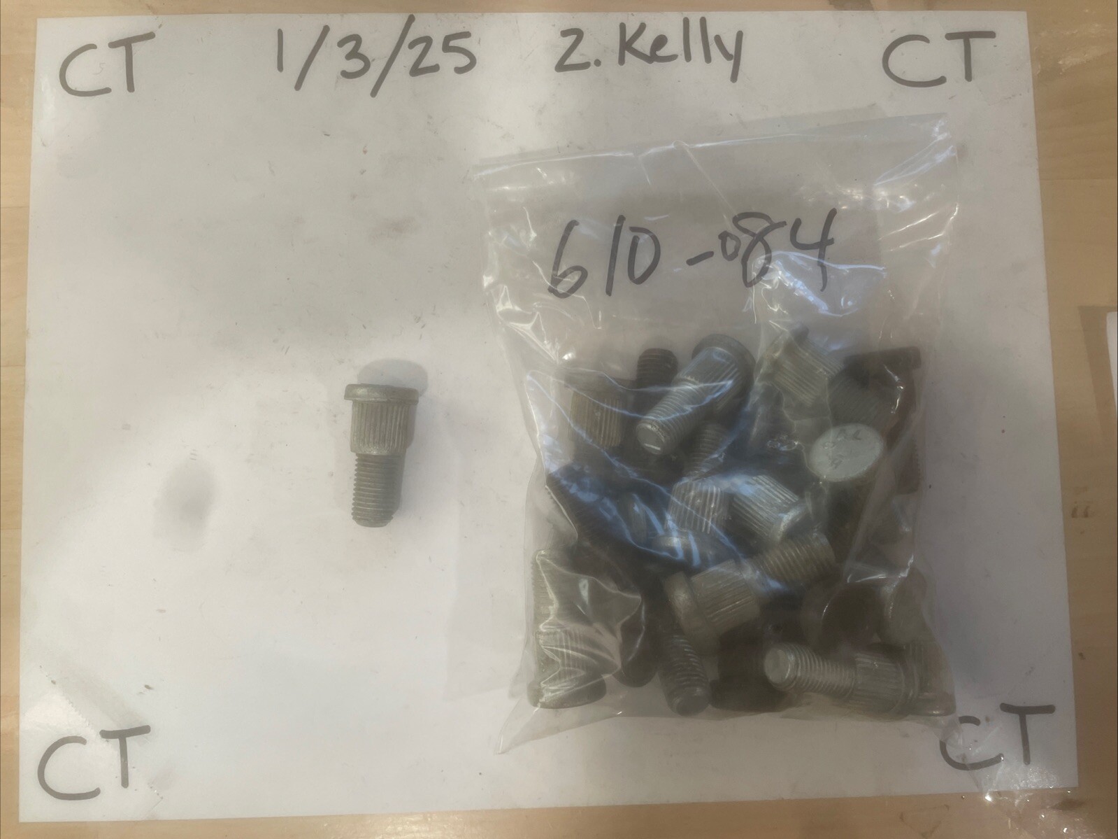 Wheel Lug Stud-Stud Dorman 610-084 (SOLD INDIVIDUALLY)