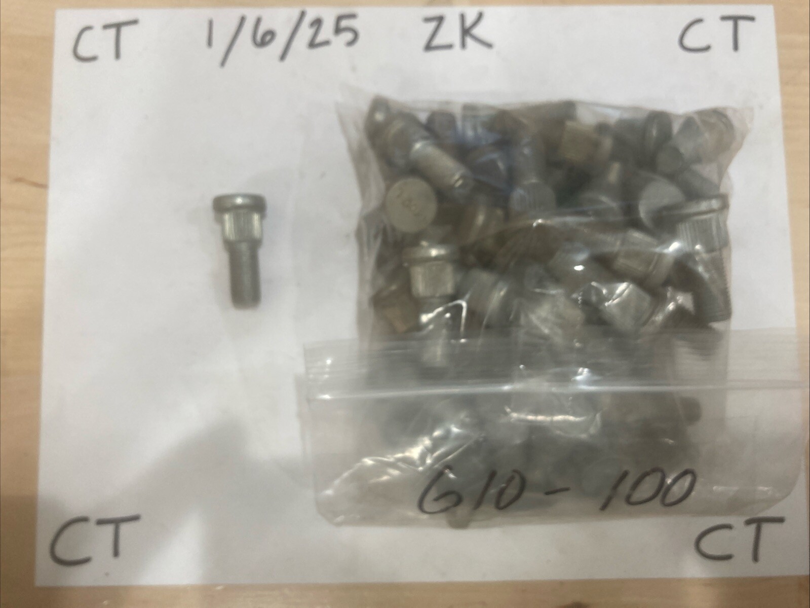 Wheel Lug Stud-Stud Dorman 610-100 (SOLD INDIVIDUALLY)