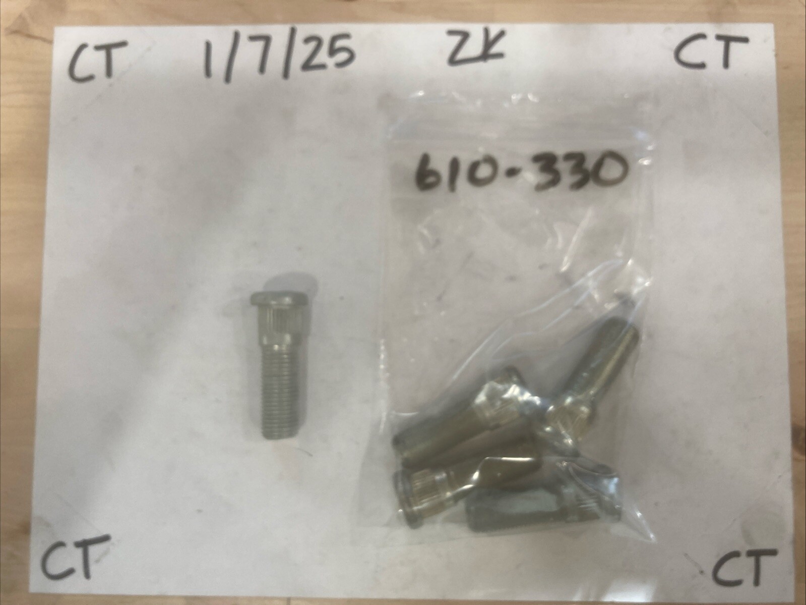 Wheel Lug Stud-Stud/Bolt Dorman 610-330 (SOLD INDIVIDUALLY)