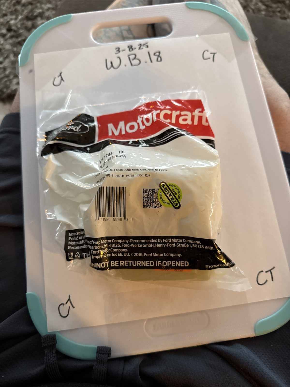 Window Motor Assembly - Ford Motorcraft Part # YH-1744 OEM NOS Sealed