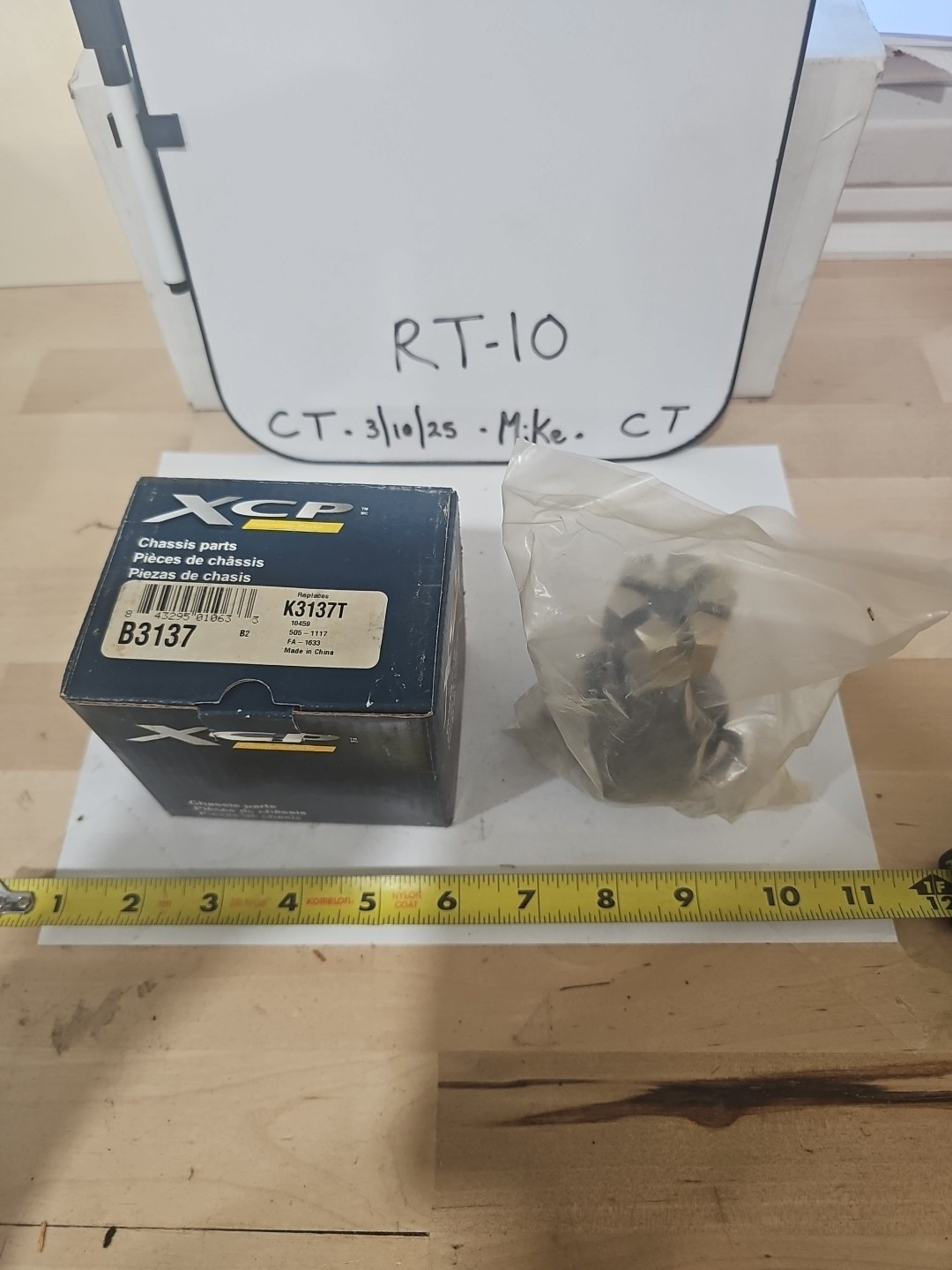 XCP B3137 Suspension Ball Joint Front Lower (Moog K3137T) NEW