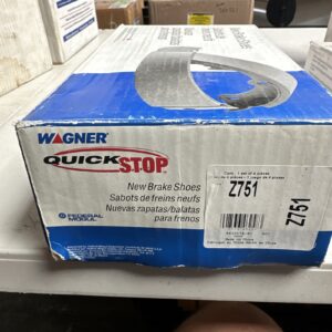 Z751 Wagner Quick Stop Automotive Drum Brake Shoes Z751 Drum Brake Shoes