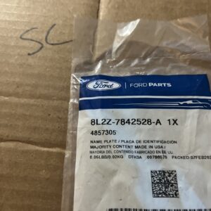 08-10 Ford Explorer Black & Chrome 4x4 EMBLEM Nameplate new OEM 8L2Z-7842528-A