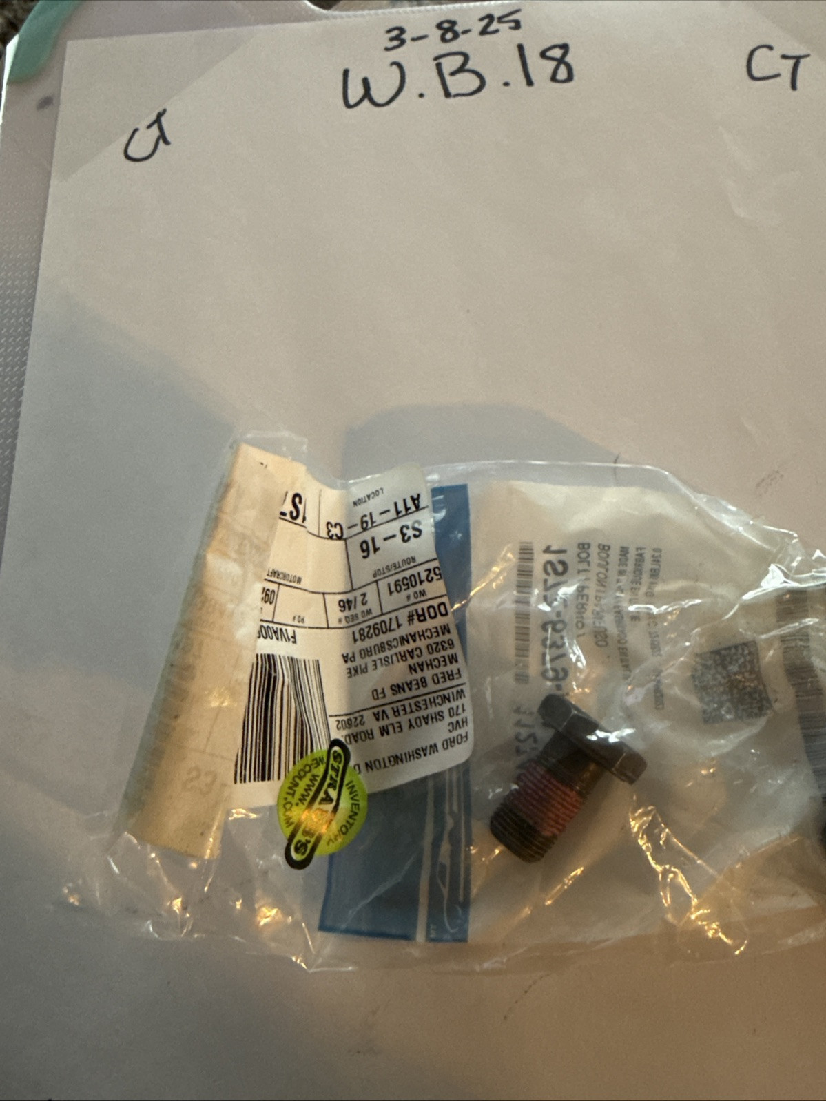 (1) 1S7Z6379AA Ford Bolt Sold Individually - Image 3