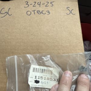 (1) Fender Bracket Retainer Nut #8, Spring Steel, Oem GM 11518531