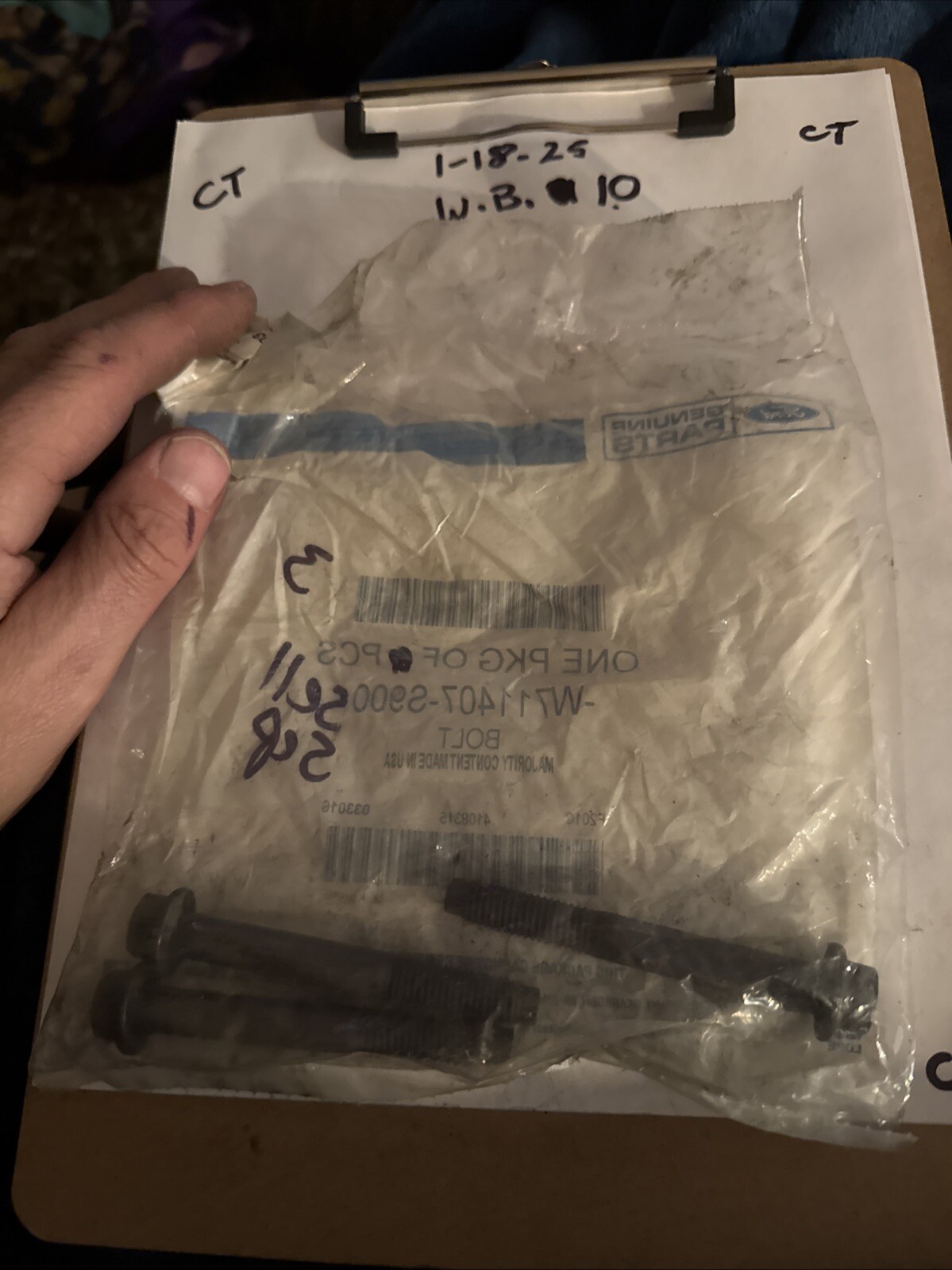 1 Genuine Ford Bolt W711407-S900 Sold Individually - Image 4