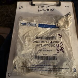 1 Genuine Ford Bolt W711407-S900 Sold Individually