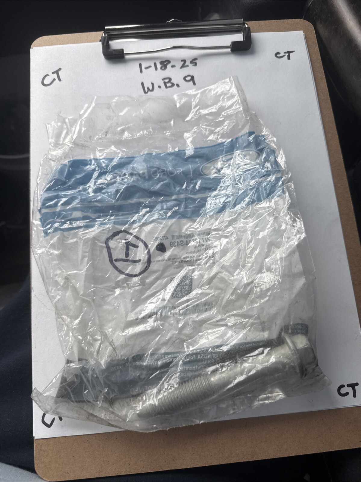 (1) Genuine Ford Differential Carrier Inner Bolt W712724-S439 Sold Individually - Image 3