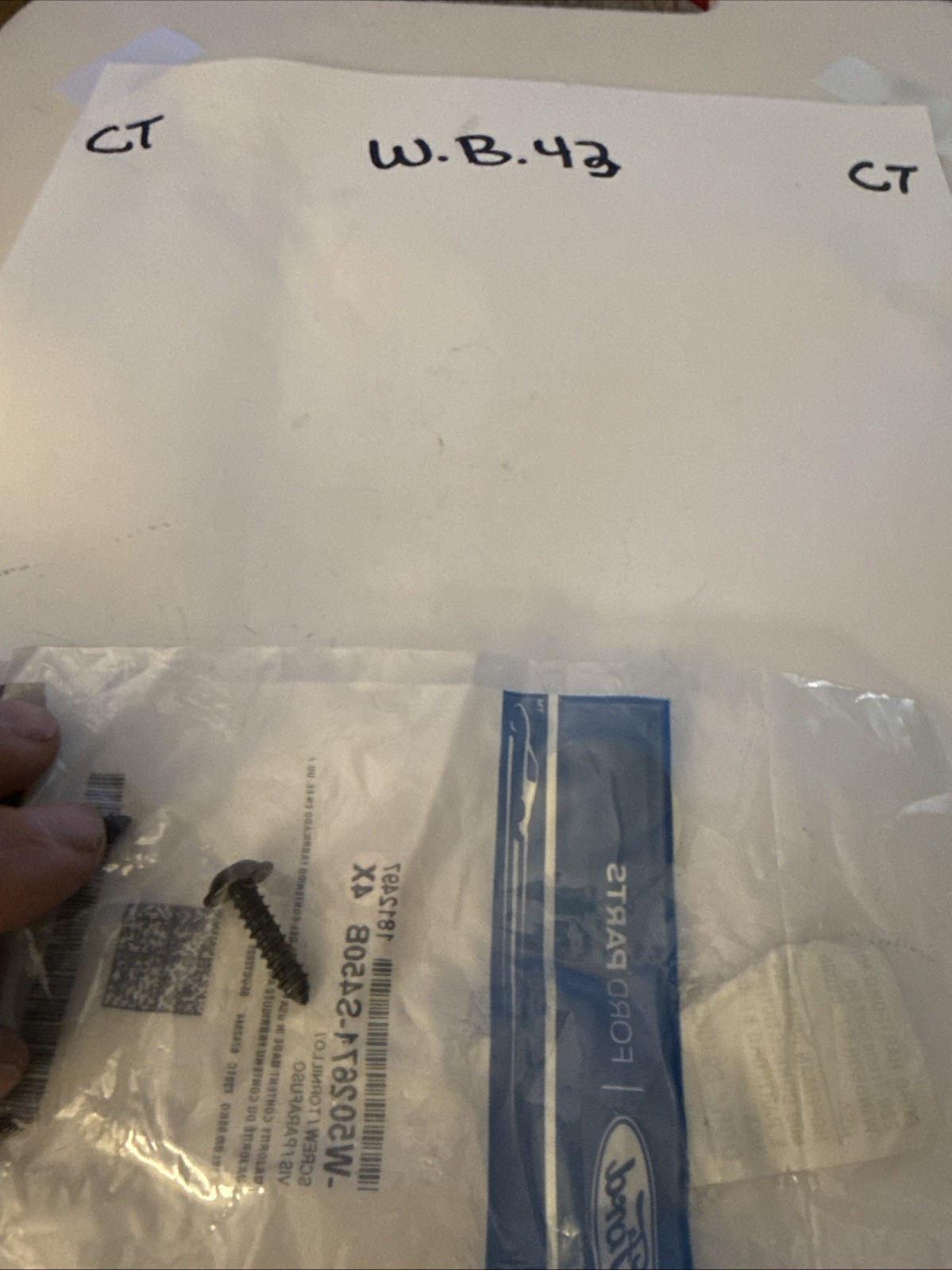 (1) Genuine Ford Door Interior Trim Panel Screw -W502671-S450B Sold Individually - Image 3