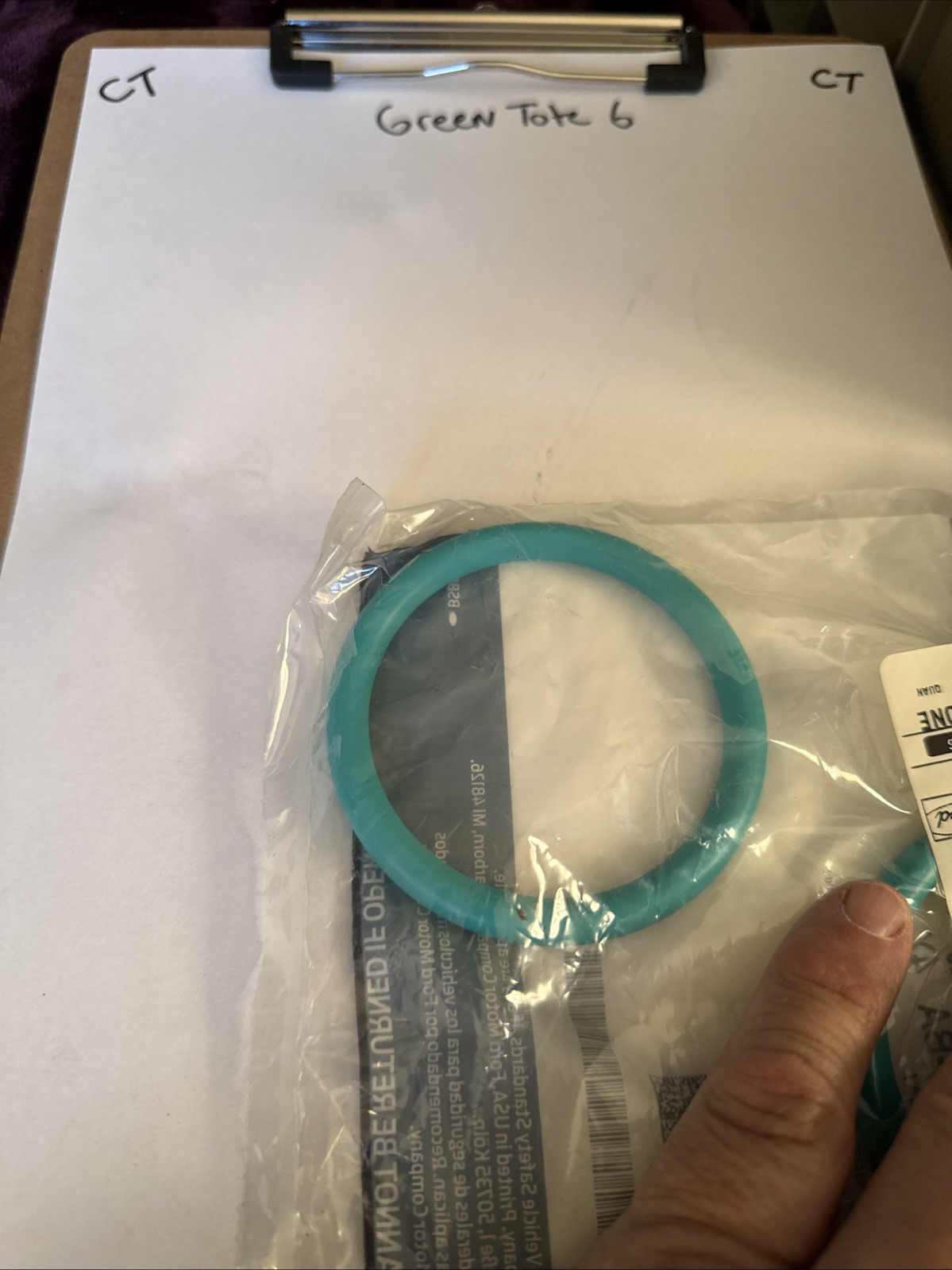 (1) Genuine Ford Engine Oil Cooler O-Ring 1C3Z-6C610-BA Sold Individually - Image 3