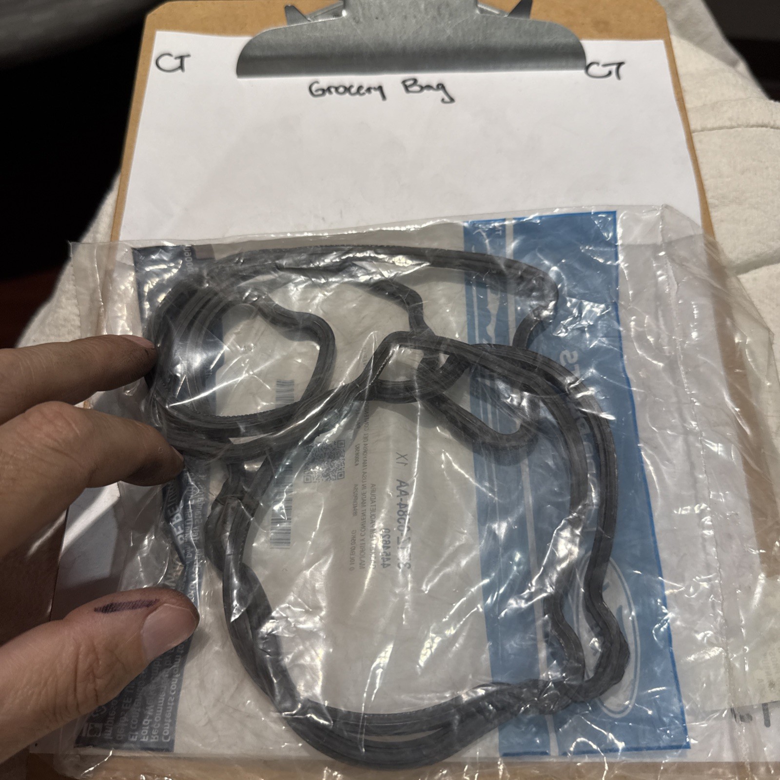 (1) Genuine Ford Valve Cover Gasket 3F1Z-6584-AA - Image 3