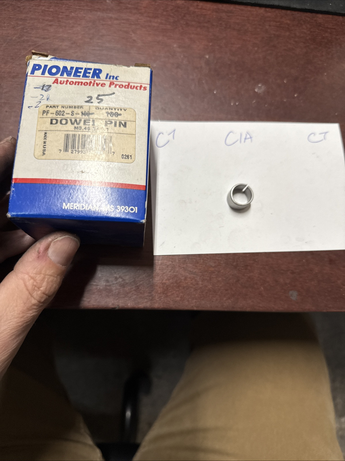 (1) Pioneer SBF Dowel Pins PF-602-S-25 Sold Individually - Image 5