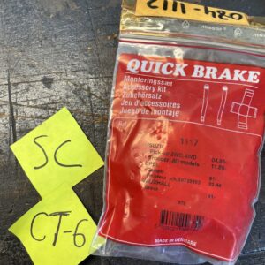 109-1117 QUICK BRAKE ACCESSORY KIT, DISC BRAKE PAD FRONT AXLE FOR ISUZU OPEL