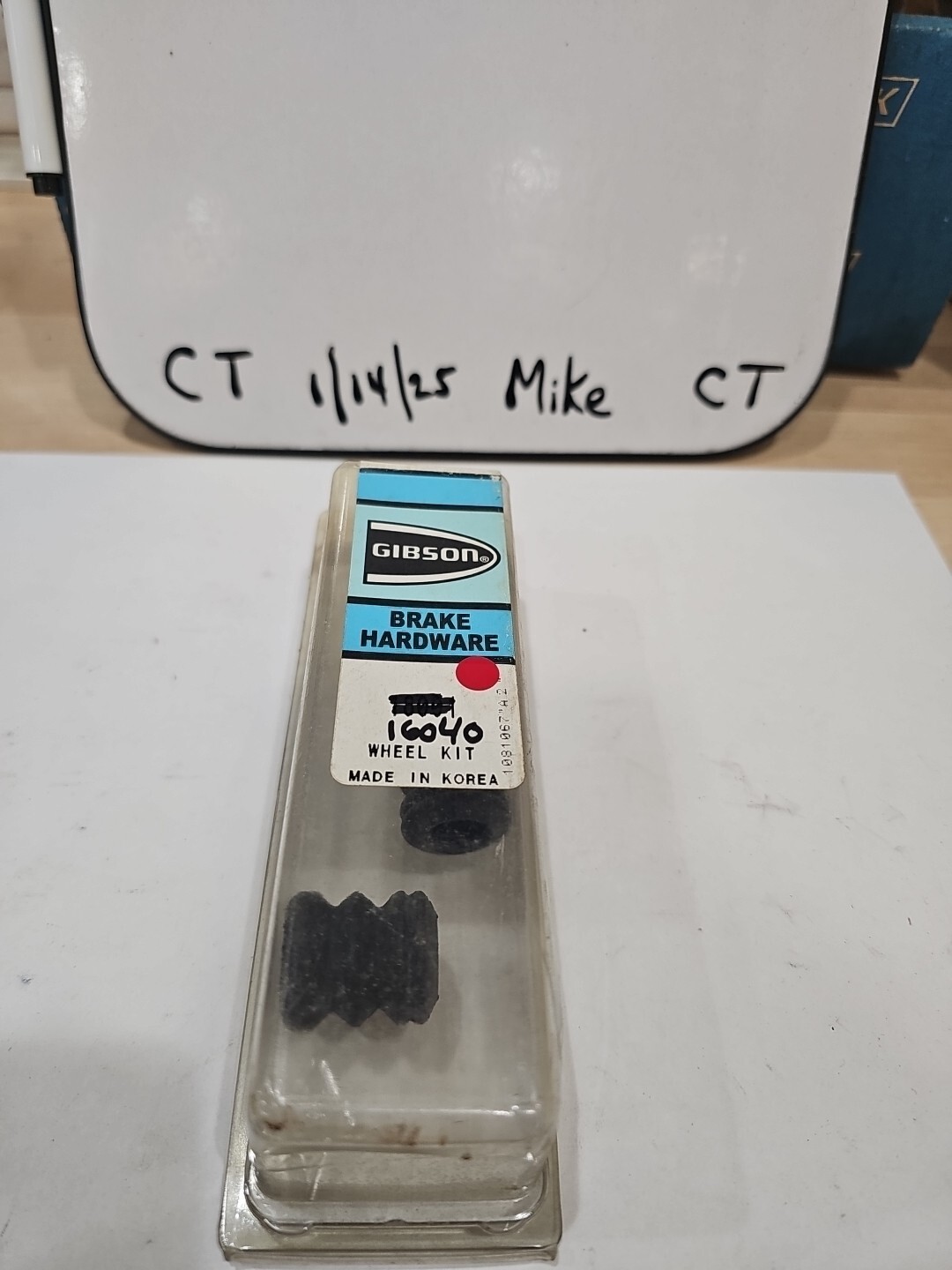 16040 Gibson Brake Hardware Wheel Kit