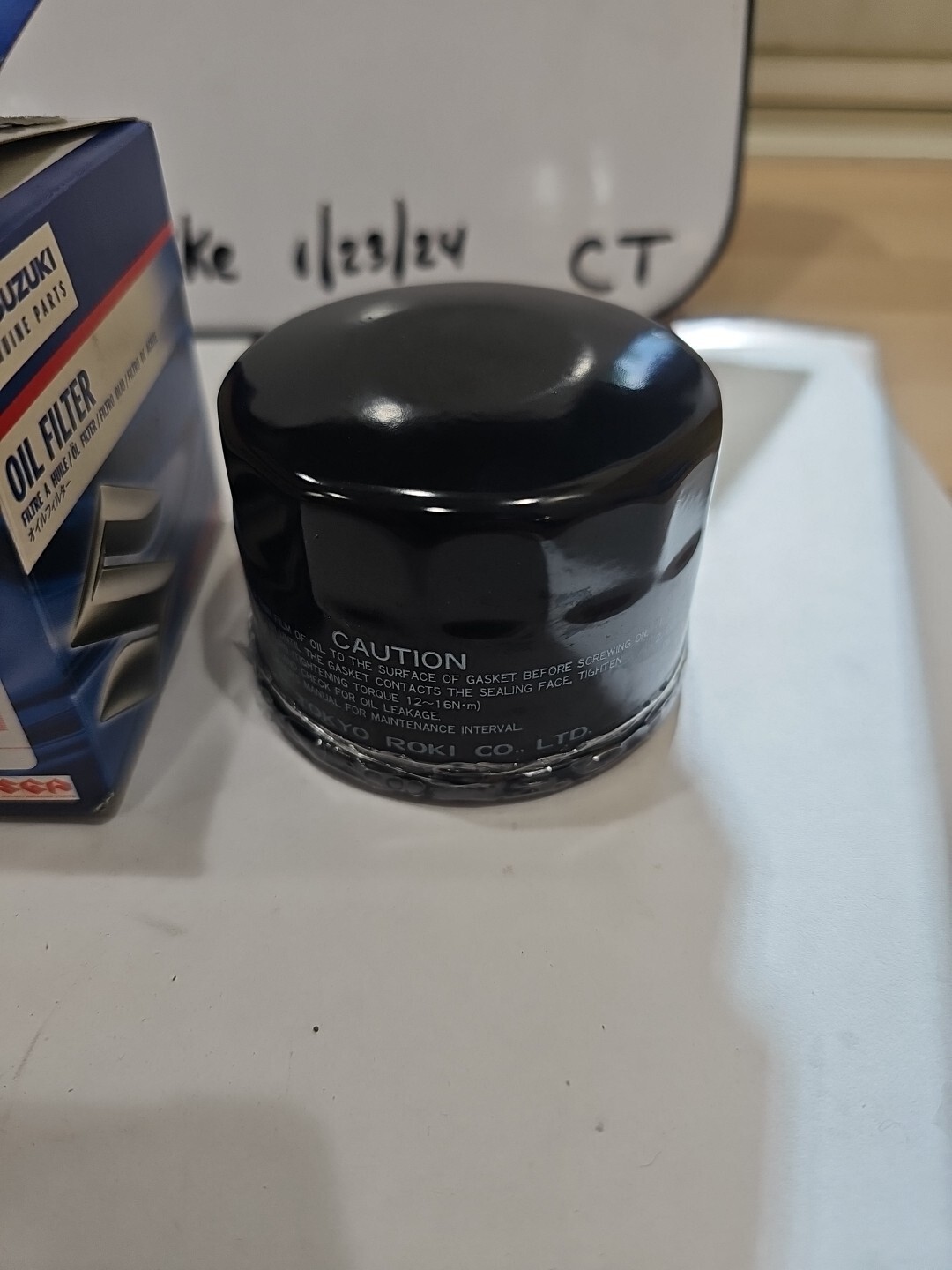 16510-87J01 Oil Filter Suzuki Outboard Engines OEM - Image 4