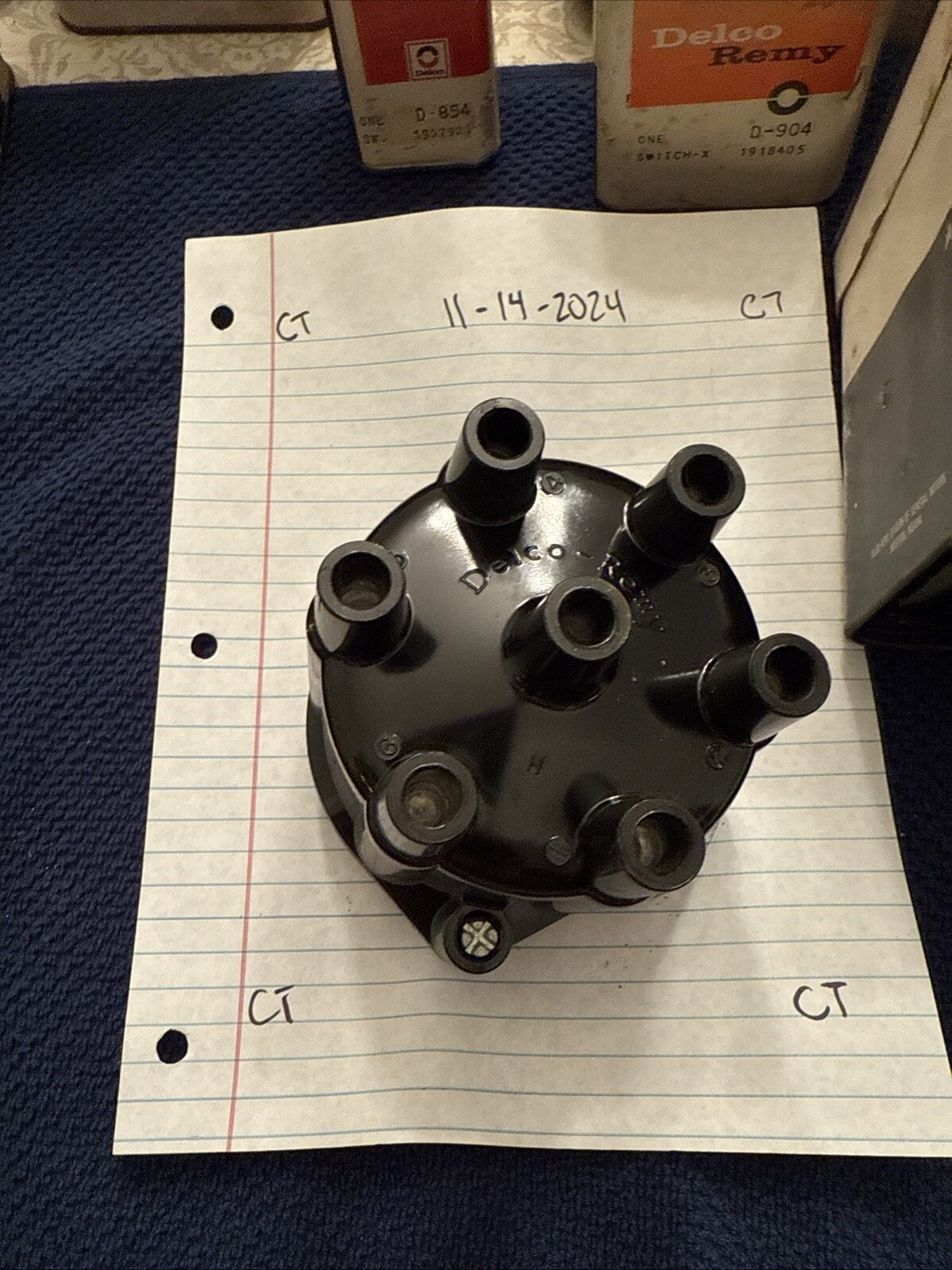 1961-1966 BUICK SPECIAL & OLDS F85- 6 CYL DISTRIBUTOR CAP; ACD D318/GM 1957693