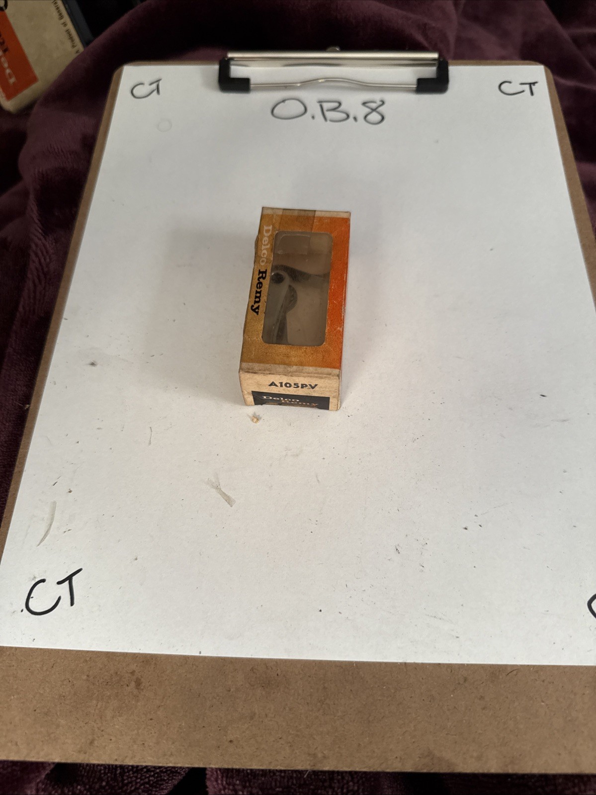 1962-1963 Mopar Dodge Chrysler Plymouth NOS Delco Contact Point #A-105PV