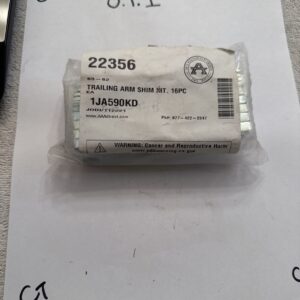 1963-1982 CHEVROLET CORVETTE 16PC SLOTTED TRAILING ARM SHIM KIT - STEEL  22356