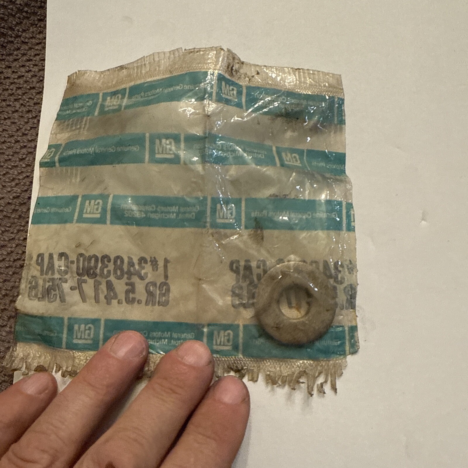 1963-1982 Corvette NOS Rear Strut Rod Bushing Cap GM # 348390 - Image 3