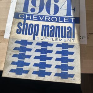 1964 Chevrolet Shop Manual Supplement ST 30