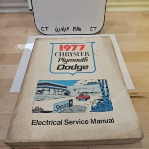 1977 Chrysler/Plymouth/Dodge Electrical Service Manual