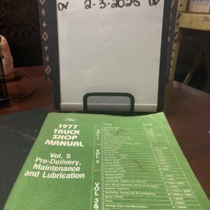 1977 Ford Truck Shop Service Manual Vol 5 Pre Delivery Maintenance Original
