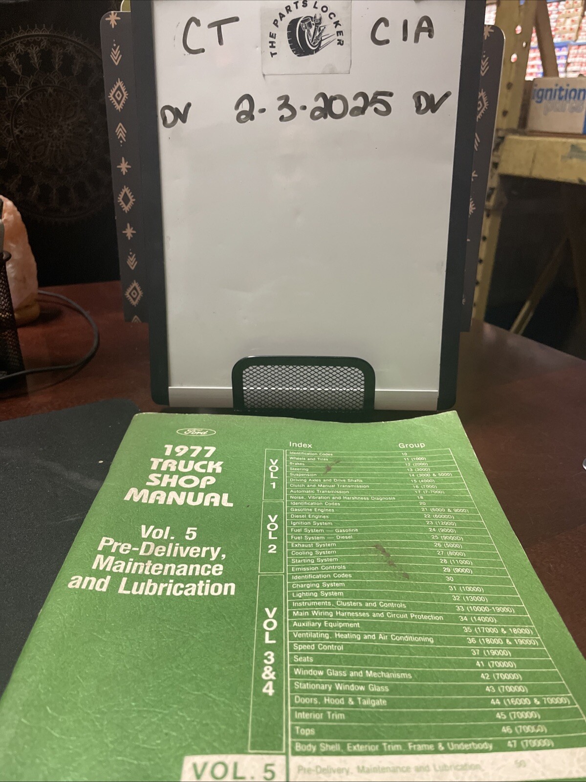 1977 Ford Truck Shop Service Manual Vol 5 Pre Delivery Maintenance Original