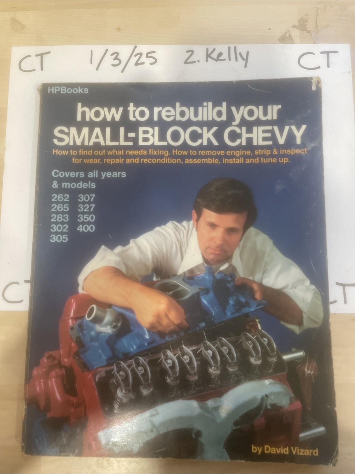 1978 How To Rebuild Your Small-Block Chevy by David Vizard HP Books Paperback