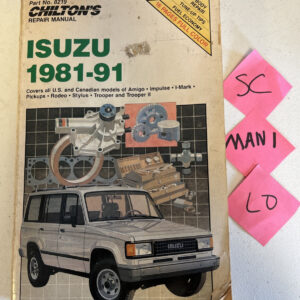 1981-1991 Isuzu Repair Manual by Chilton : CH8219