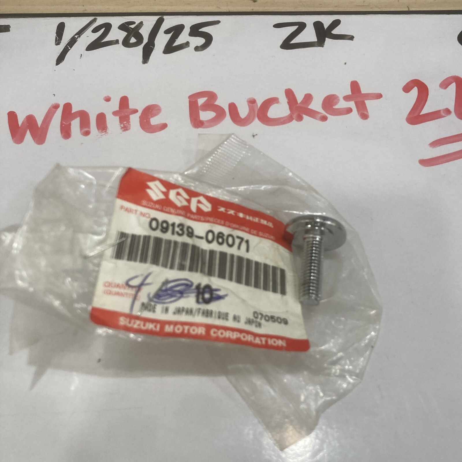 1981-83 SUZUKI RM 125 RM125 AIR FILTER OUTER 13786-14100 (1) Sold Individually - Image 3