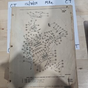 1982-1990 Oldsmobile GM Service Parts Operations Manual 32W OEM (No Cover)