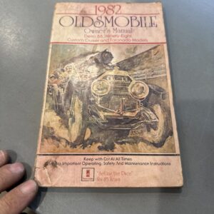 1982 Oldsmobile Delta 88, 98, Tornado & Custom Cruiser Original Owners Manual