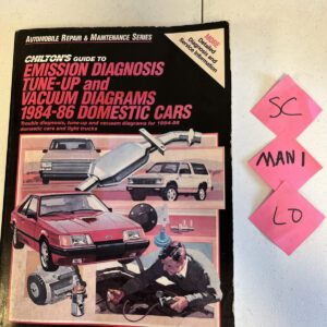 1984-86 Chilton's Guide to Emission Diagnosis/Tune-up & Vacuum Diagrams #7756