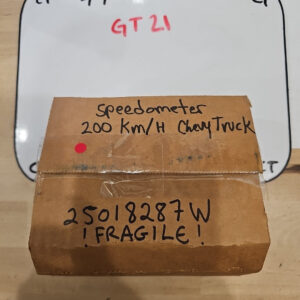 1985-87 Chevy GMC Truck Speedometer 0-200 KM/H 25018287W ( 24524A 2 ) Out Of Box