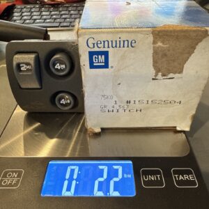 1990's Chevrolet , GMC Dash Push Button Control , 4X4 Transfer Case 15152504 NOS