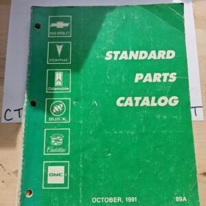 1991 CHEVY PONTIAC OLDSMOBILE BUICK CADILLAC STANDARD PARTS CATALOG #89A