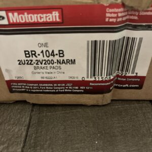1995-2009 Genuine Ford Motorcraft OEM BR104B Rear Drum Brake Shoes 2U2Z2V200NARM