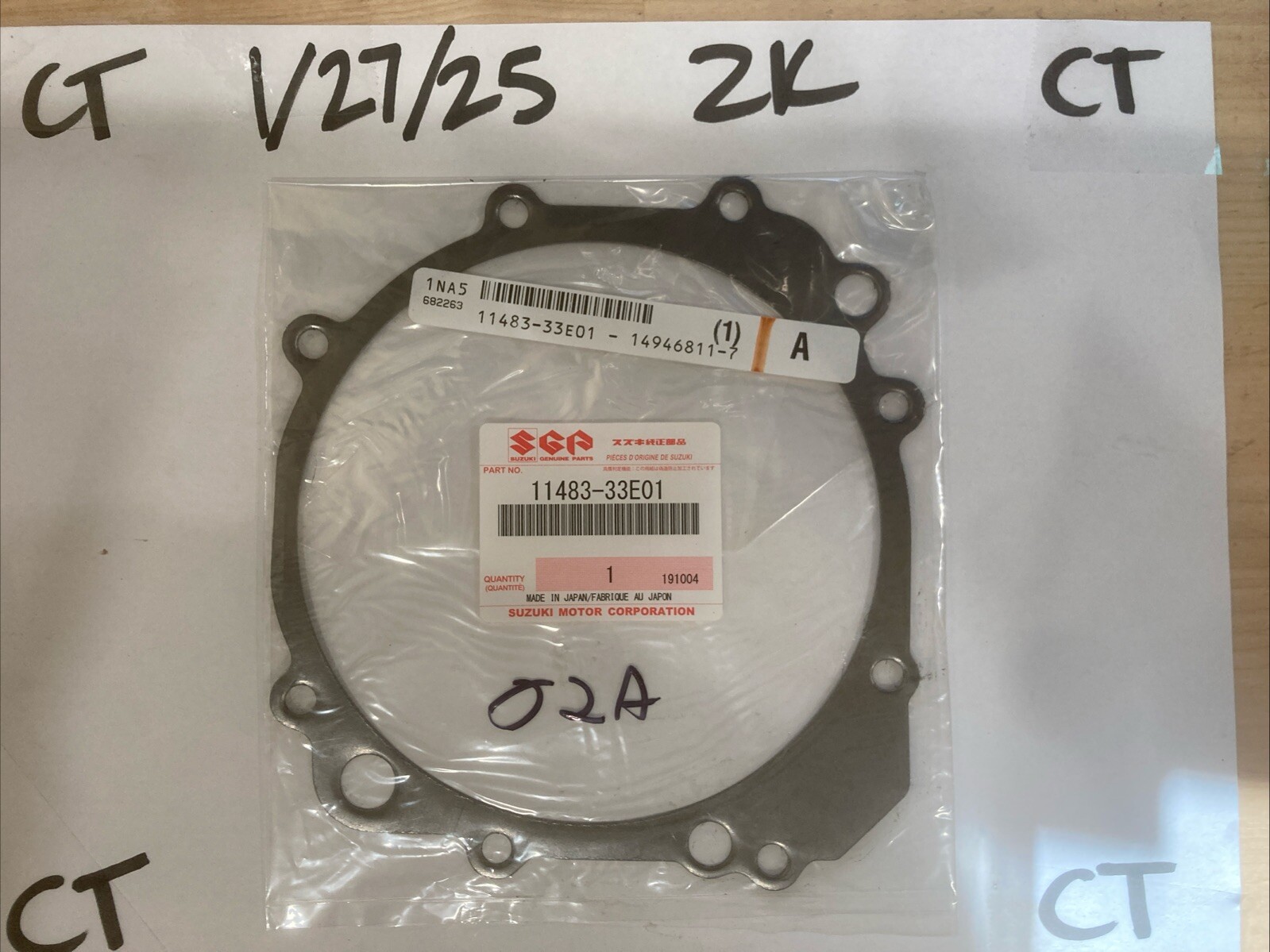 1997-2000 Suzuki GSX-R600 Stator Cover Gasket 11483-33E01 GSXR600 GSX-R 600