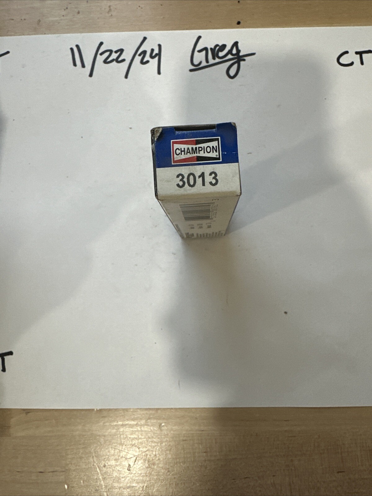 2 New Boxes Spark Plug-Platinum Power Champion Spark Plug 3013 Vehicle Car Part